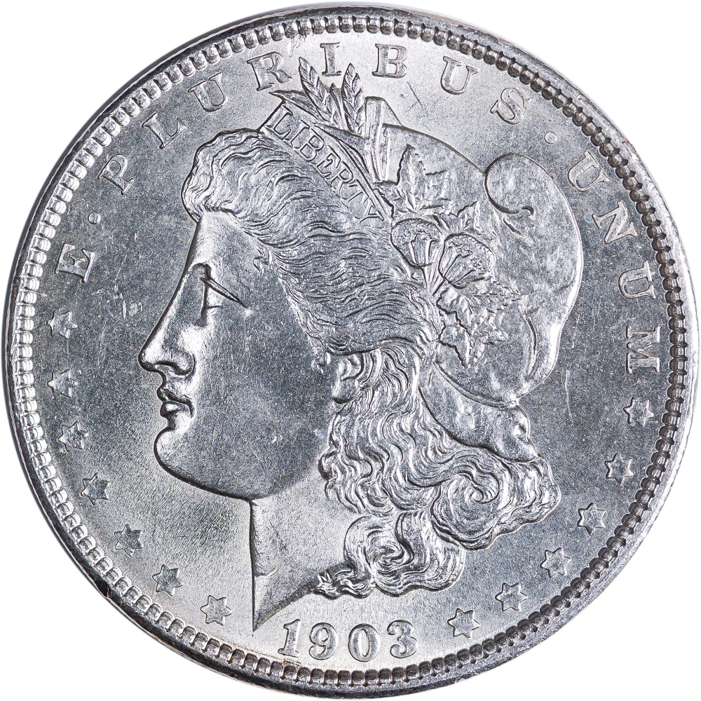 BU-62+ 1903 Morgan Dollar