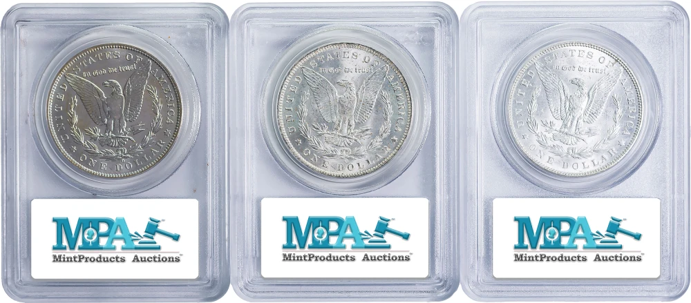 A 2nd PCGS MS-64 Morgan Dollar Trio