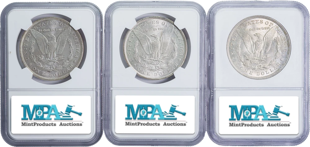 A 2nd NGC MS-63 Morgan Dollar Trio