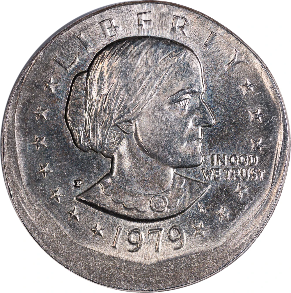 Choice MS-63 Off-Center 1979 Anthony Mini-Dollar