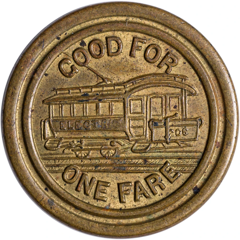 Maine. Lewiston. Undated EF-AU Merchant Token.