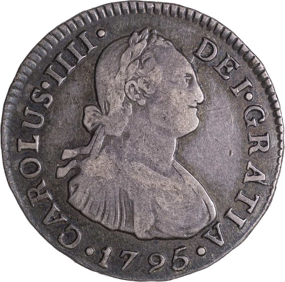 Peru. VF-20 1795 2 Reales