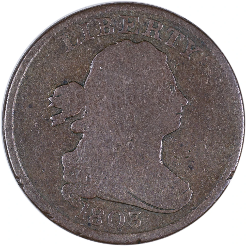 Good to VG 1803 Draped Bust Half Cent