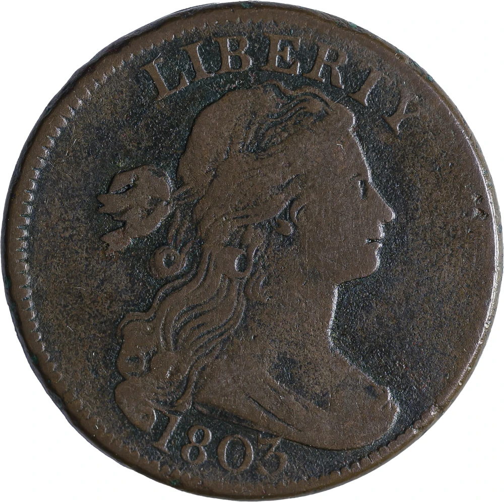 Scarce Variety Fine Details 1803 Large Cent