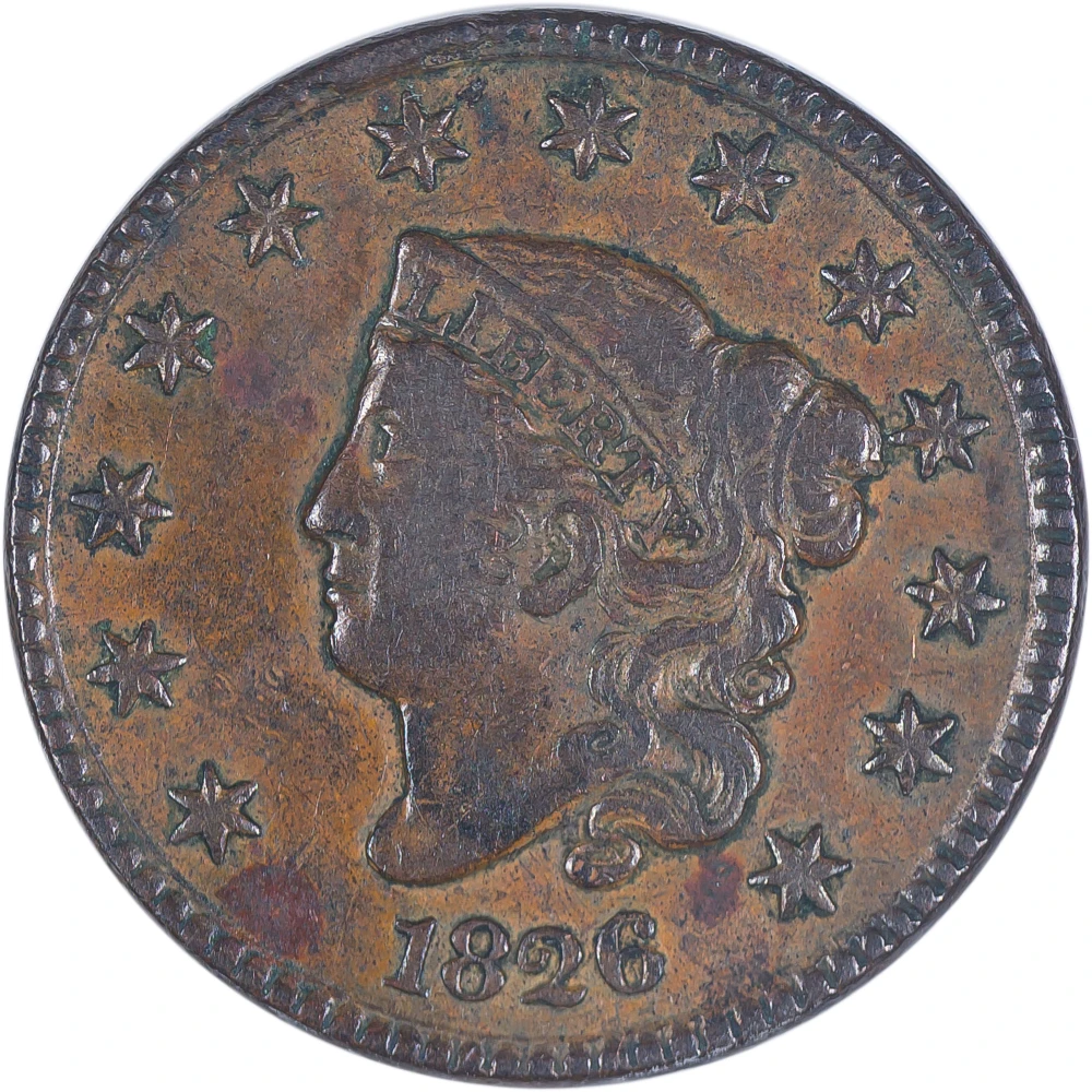 EF-40 1826 Large Cent