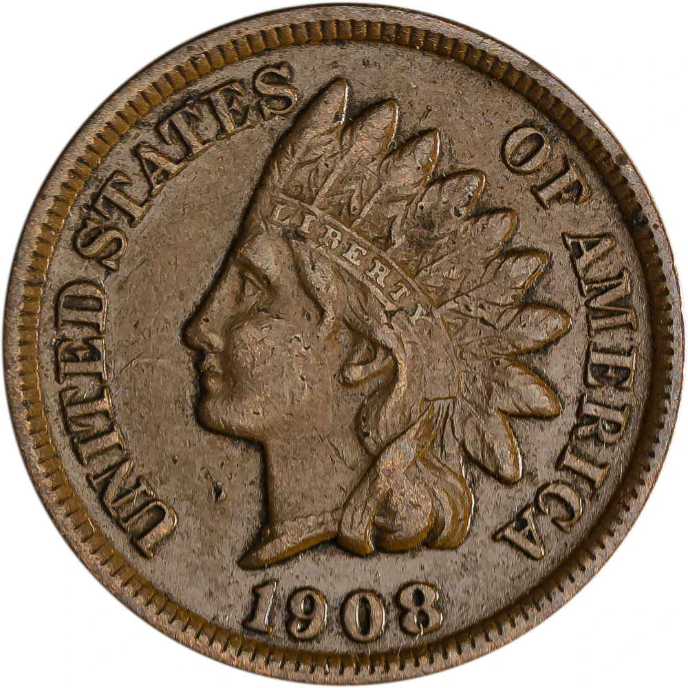 VF-35 or Finer 1908-S Indian Cent