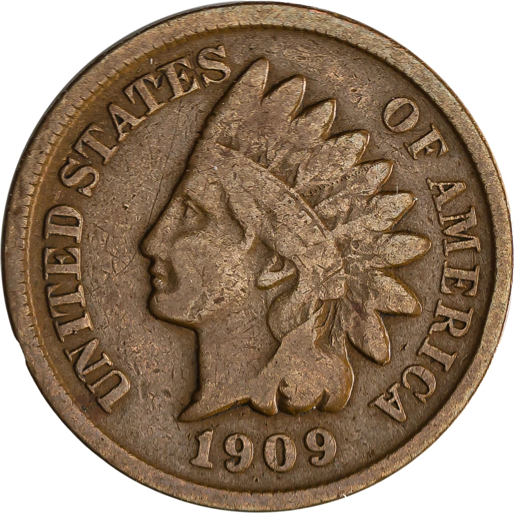 VG-10 1909-S Indian Cent