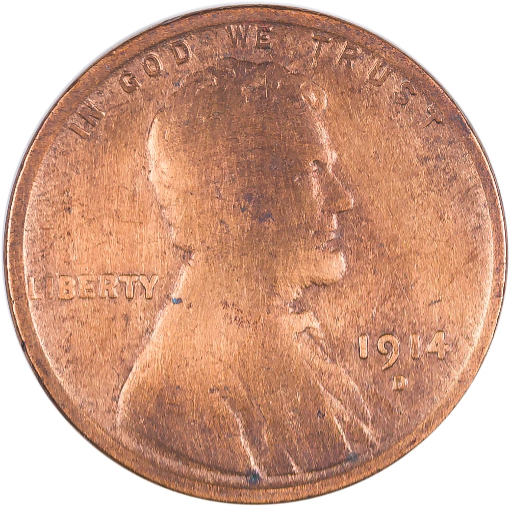 VG-8 Details 1914-D Lincoln Cent