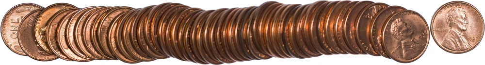 Gem Roll 1937-S Lincoln Cents