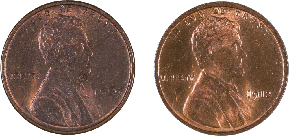 Mint State Pair Early Lincoln Cents