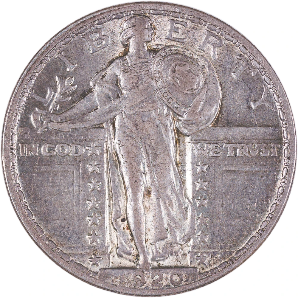 Borderline UNC-58 1920 Standing Liberty Quarter