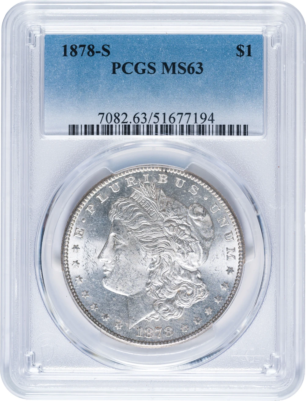 PCGS MS-63 1878-S Morgan Dollar