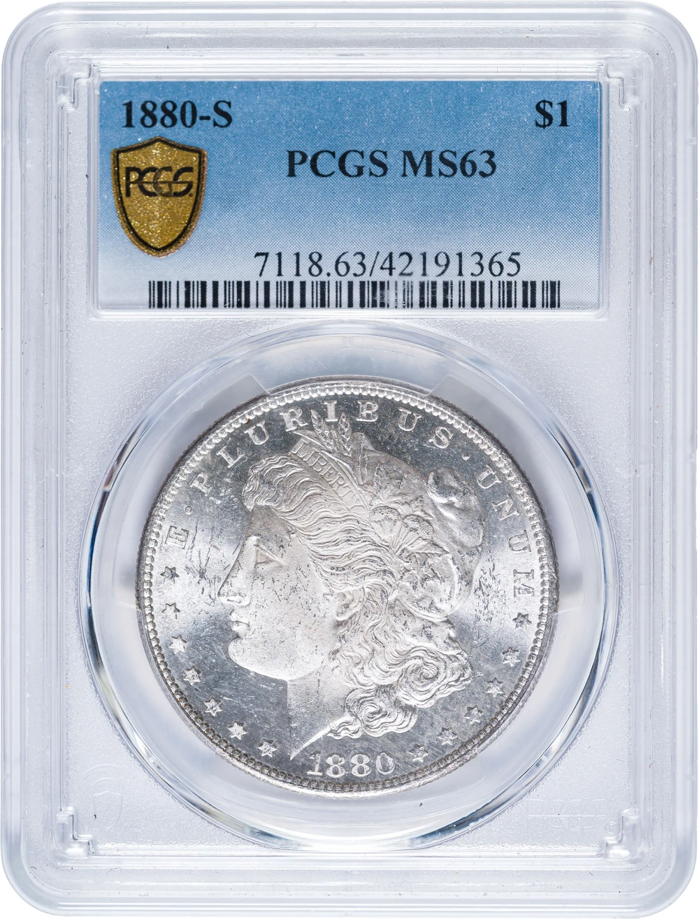 PCGS MS-63 1880-S Morgan Dollar