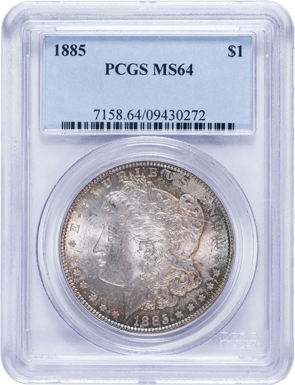 PCGS MS-64 Toned 1885 Morgan Dollar