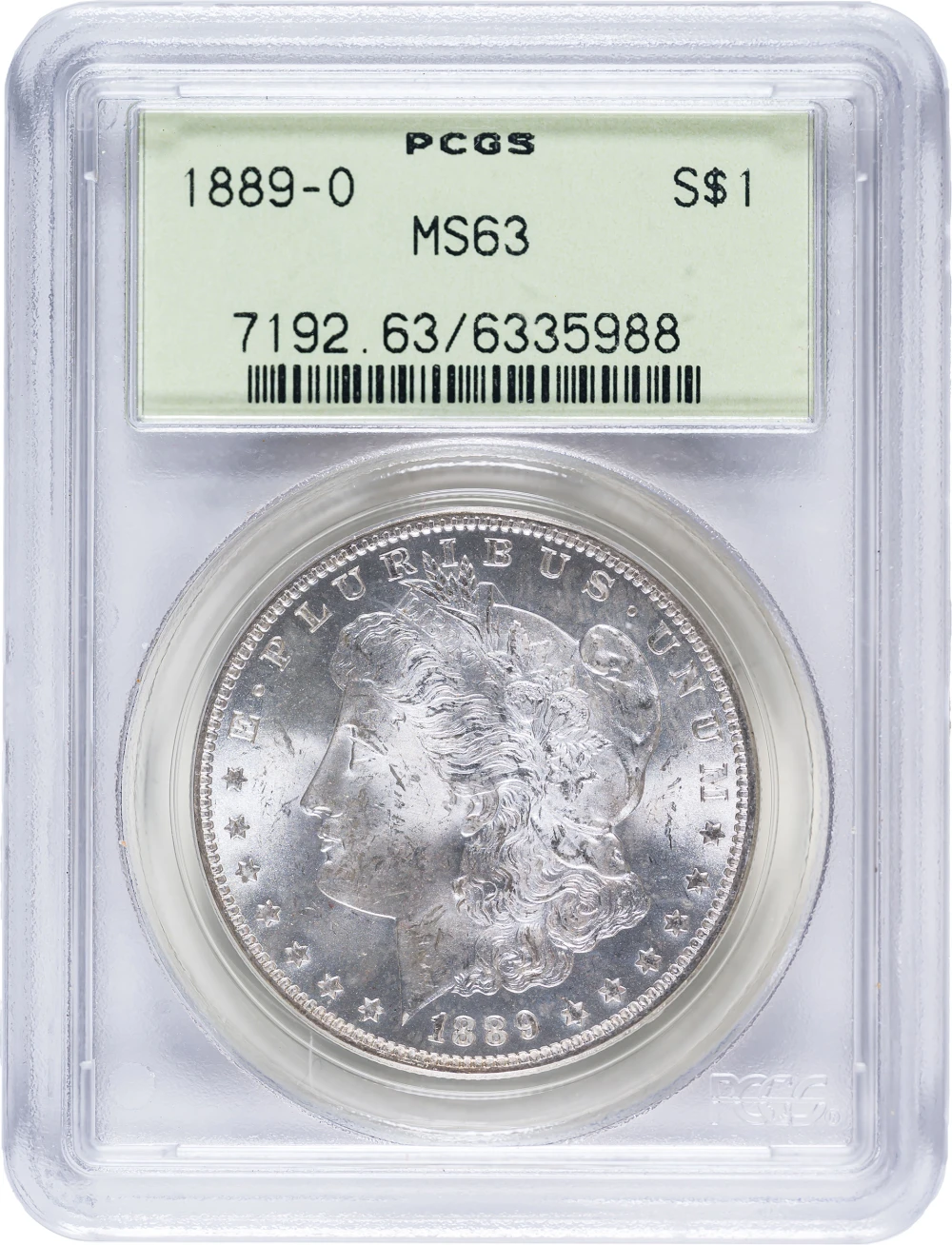 PCGS MS-63 1889-O Morgan Dollar
