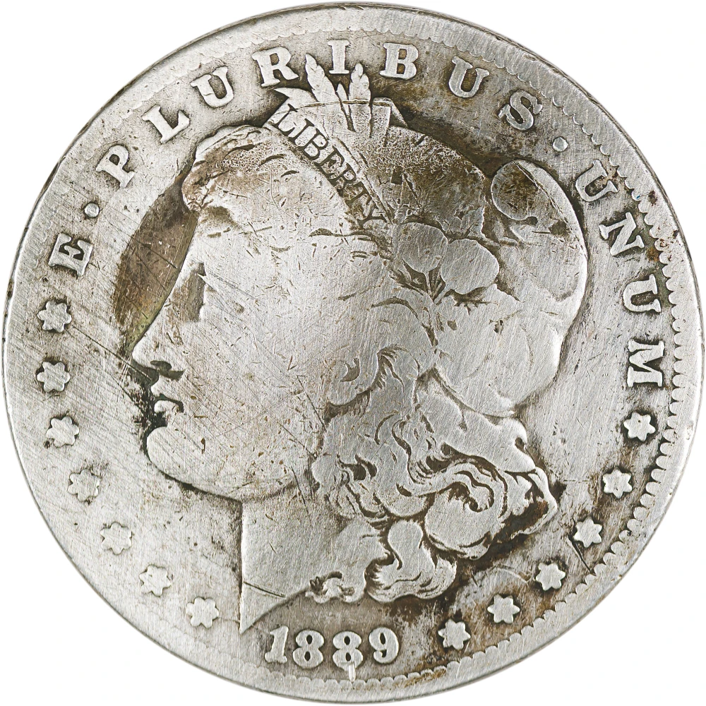 VG Details 1889-CC Morgan Dollar