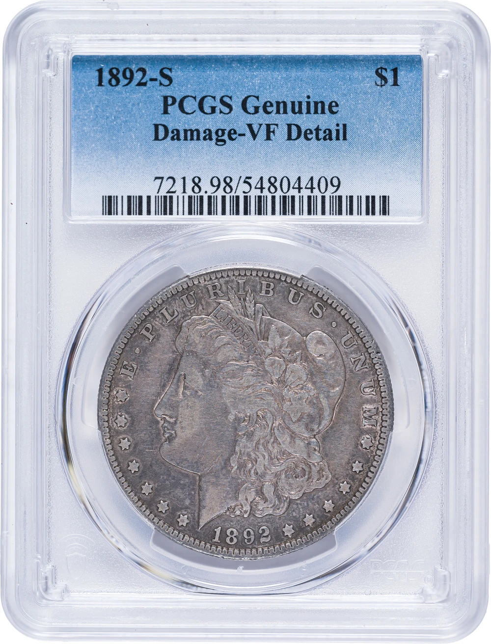 PCGS VF Details 1892-S Morgan Dollar