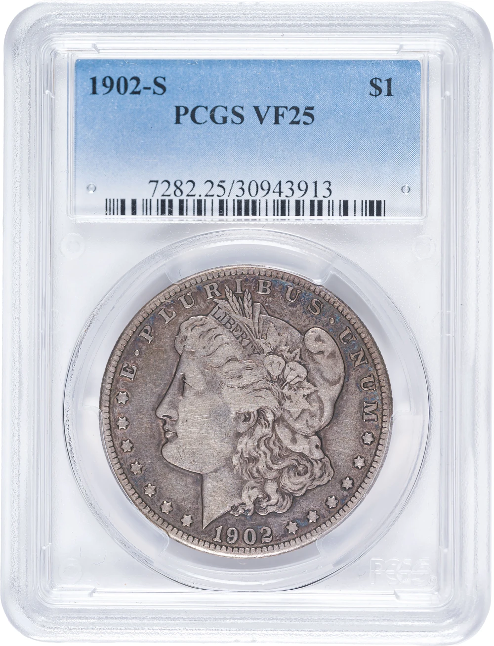 PCGS VF-25 1902-S Morgan Dollar