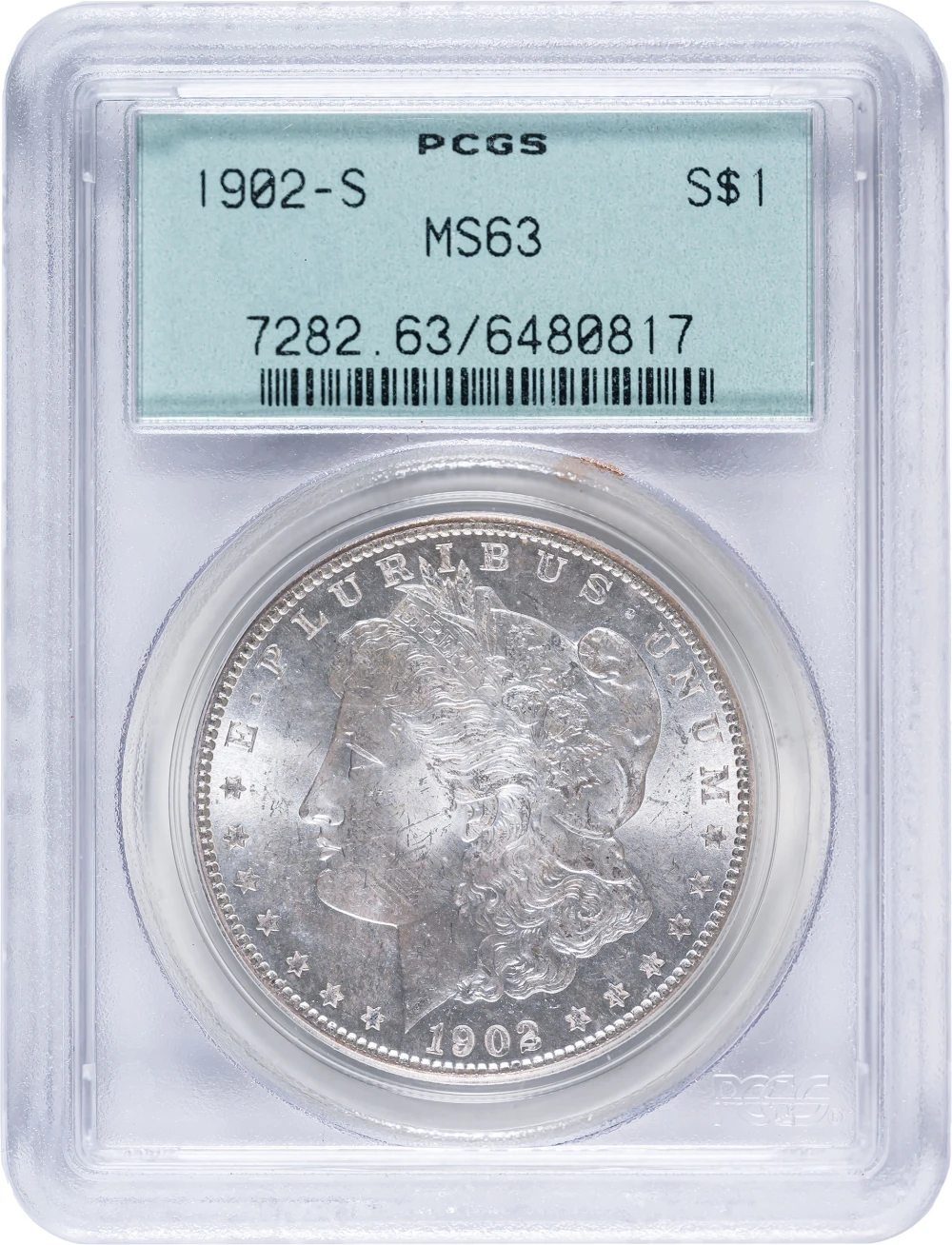 PCGS MS-63 1902-S Morgan Dollar