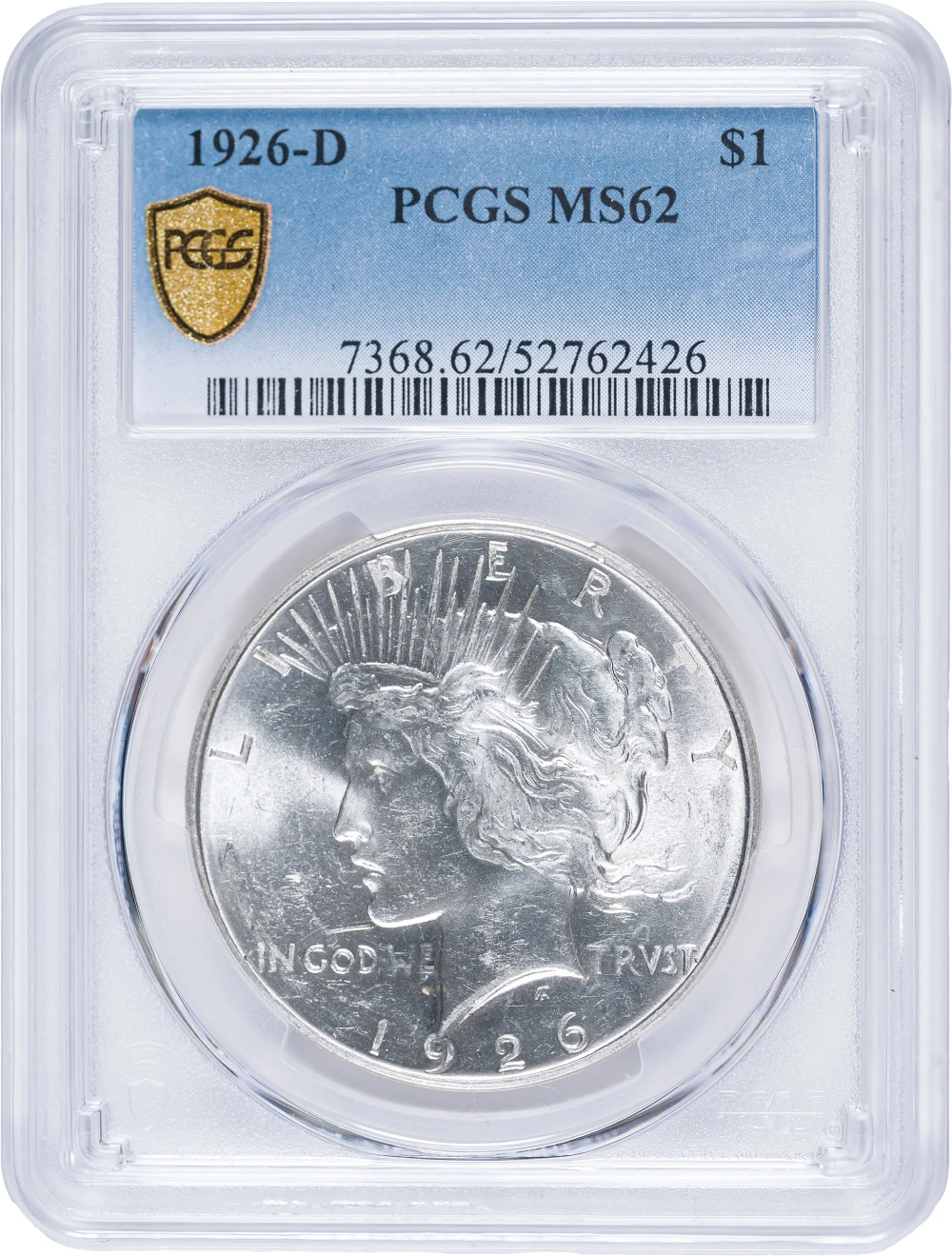 PCGS MS-62 1926-D Peace Dollar