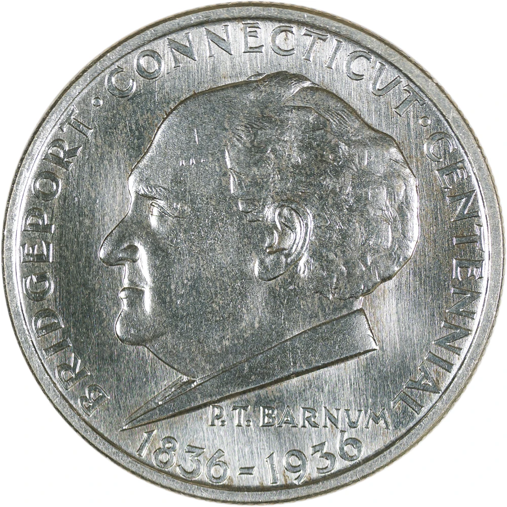 Choice MS-64 1936 Bridgeport Half Dollar