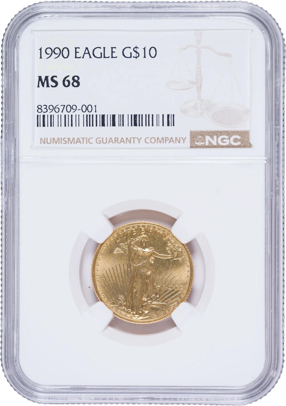 NGC MS-68 1990 $10 Gold American Eagle
