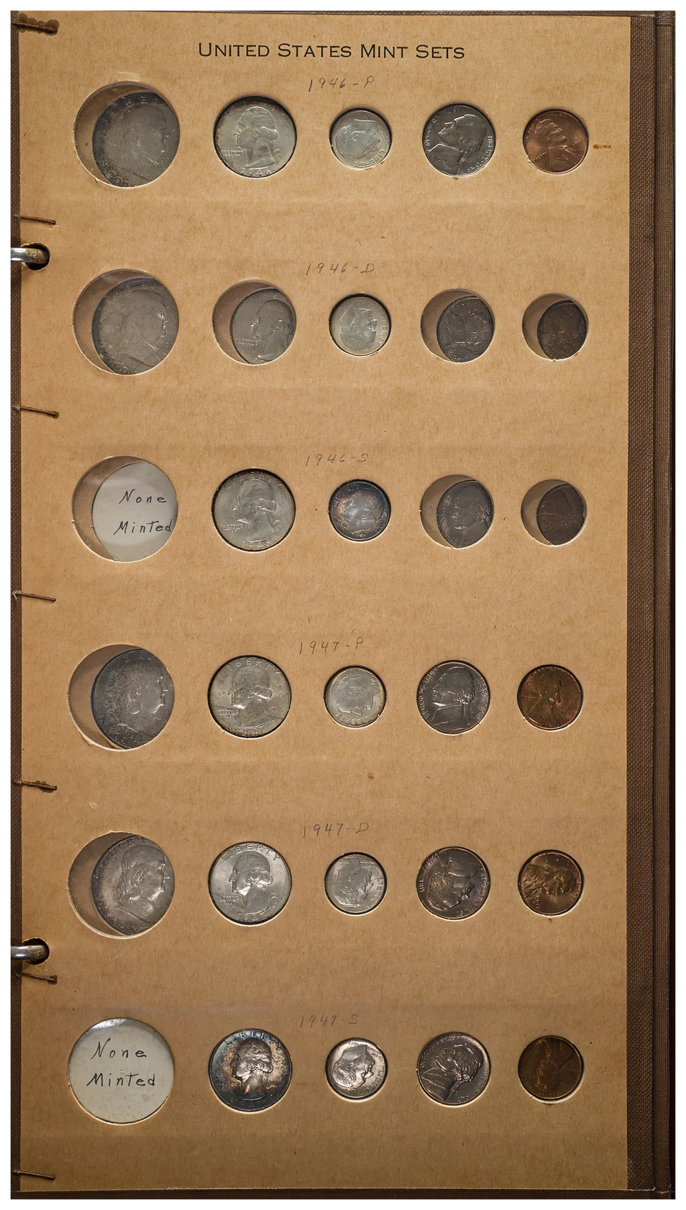 Choice to Gem Unc 1946-1958-PDS Sets