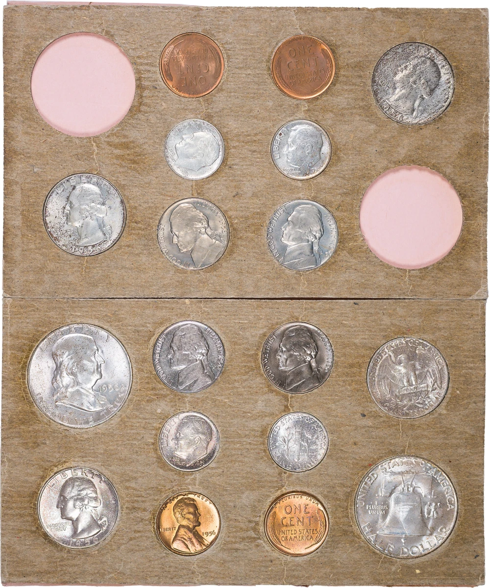 Mint Set. Complete 1956-PD Mint Set 
