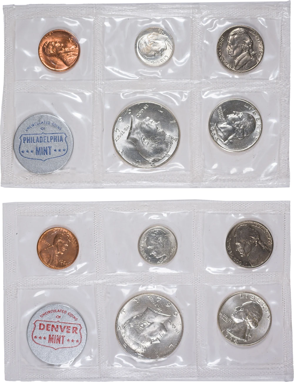 Mint Set. Unc 1964-PD Set