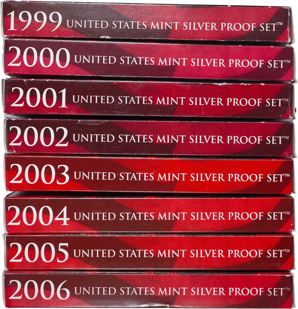 1999-2006 Silver Proof Set Run