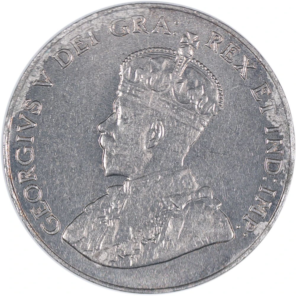 Canada. MS-60 1925 Five-Cents