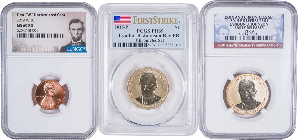 Gem Abe Lincoln Cent and Friends