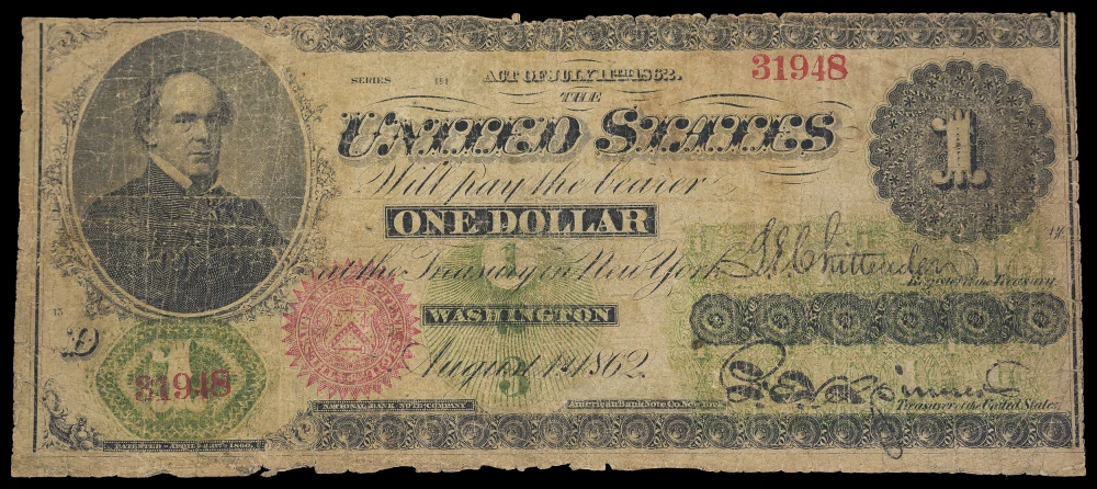 VG Details Series 1862 $1