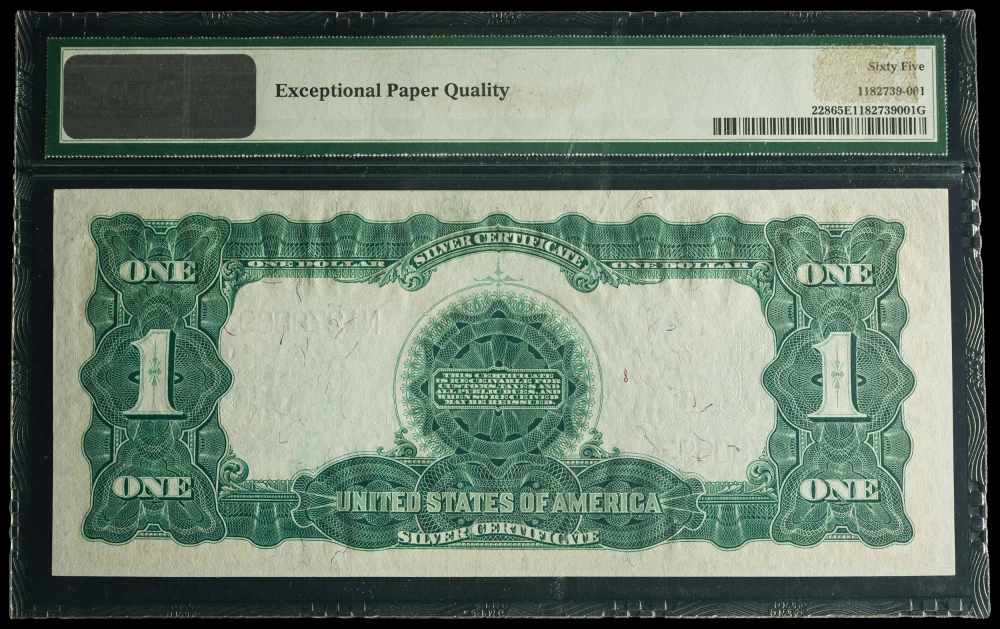 PMG MS-65 EPQ Series 1899 Black Eagle $1