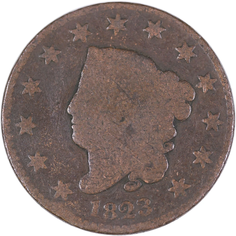 Good-4 Key Date 1823 Cent