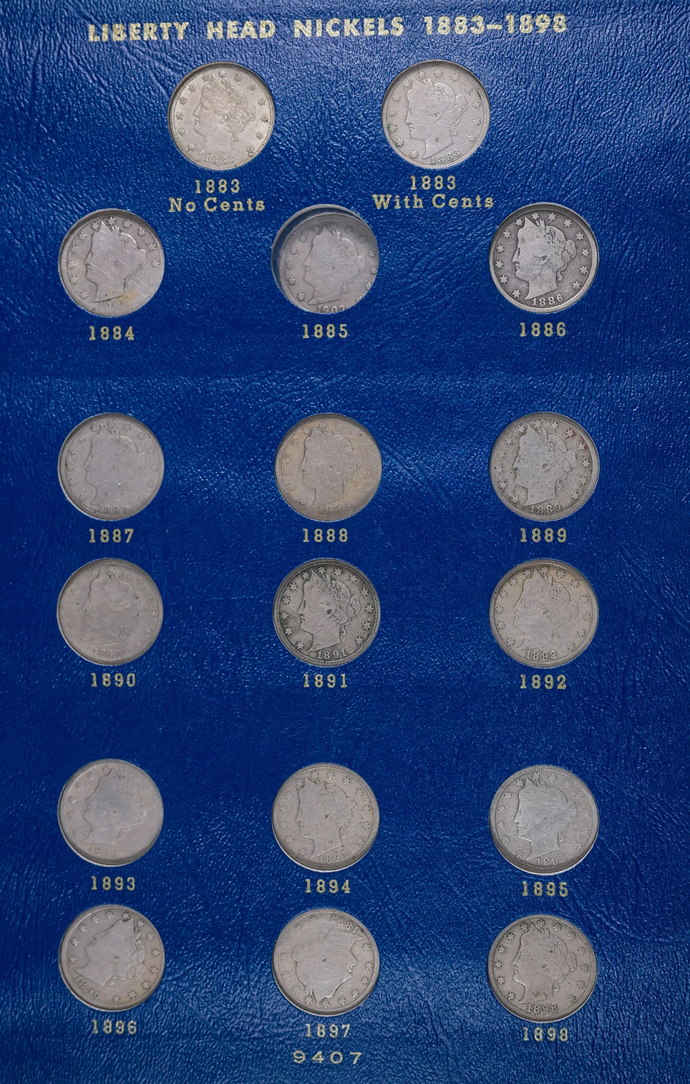 Nearly Complete Liberty Nickel Set