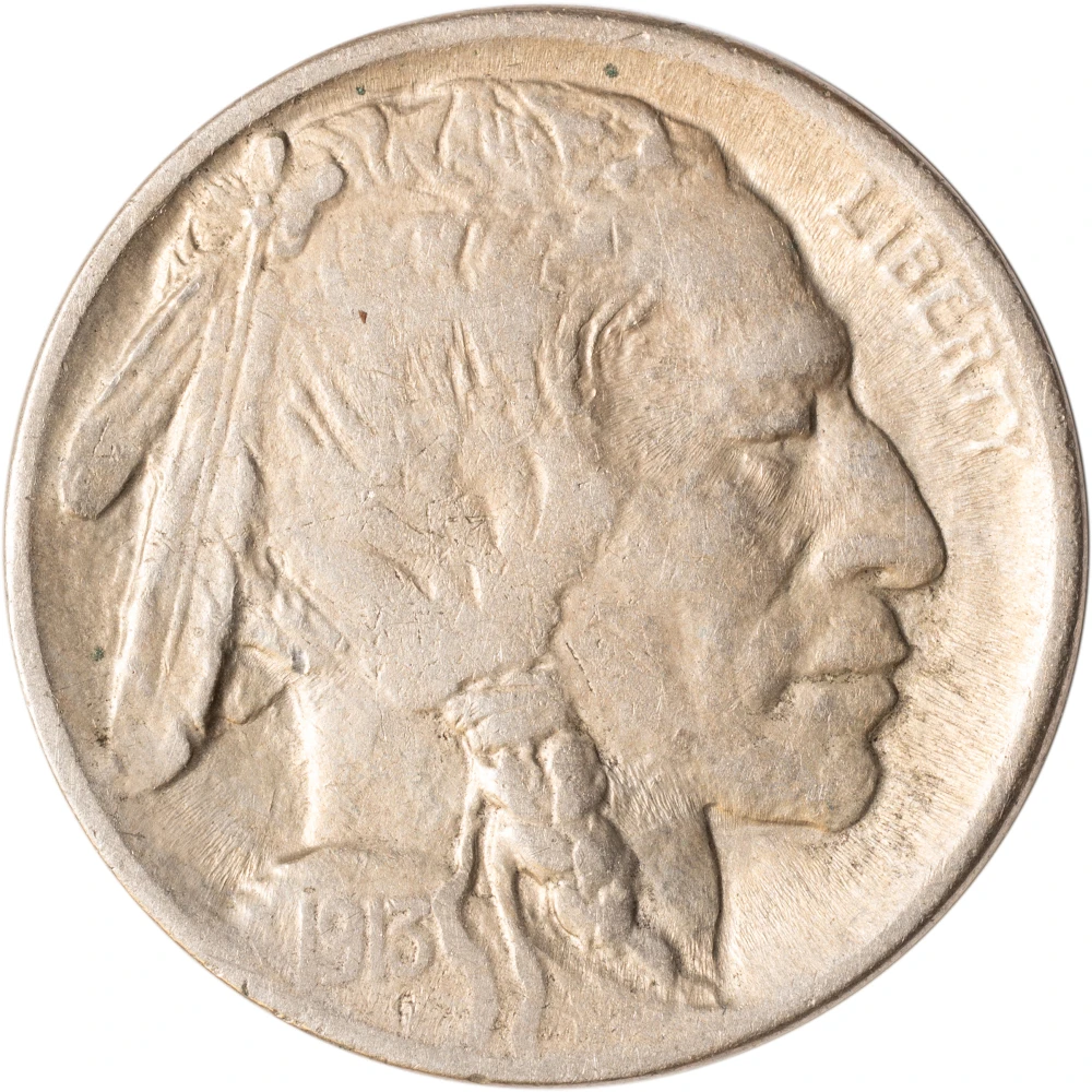 EF-40 1913-D Type II Buffalo Nickel