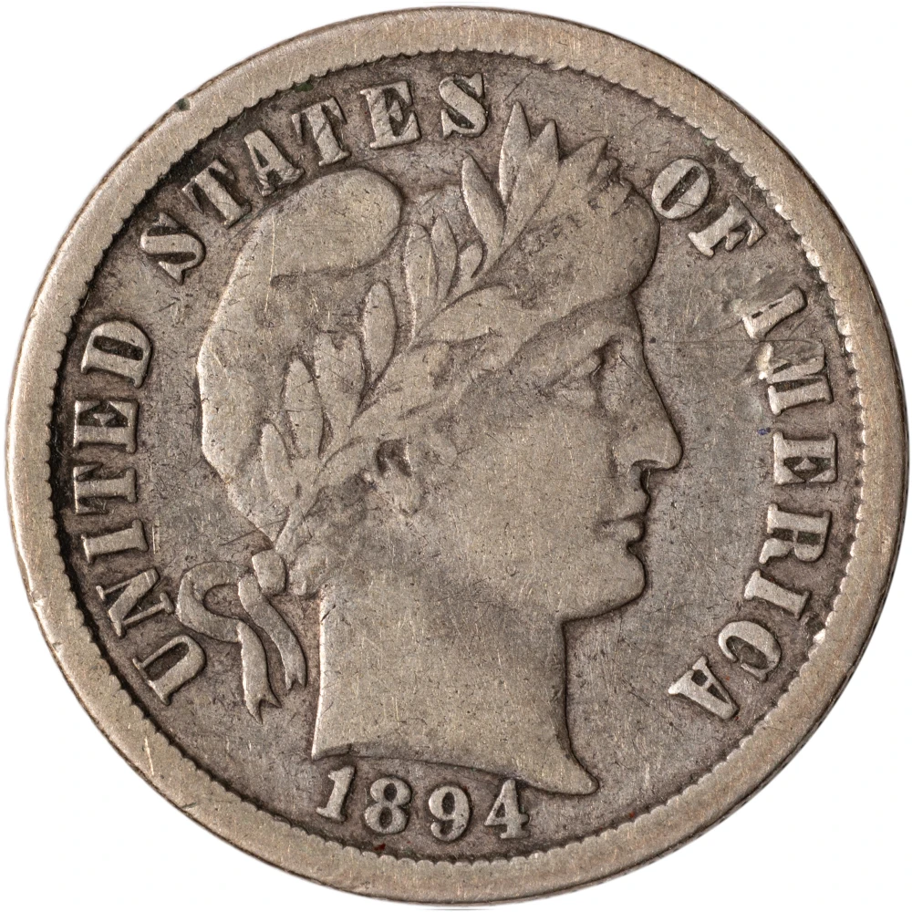 Fine-12 1894-O Barber Dime