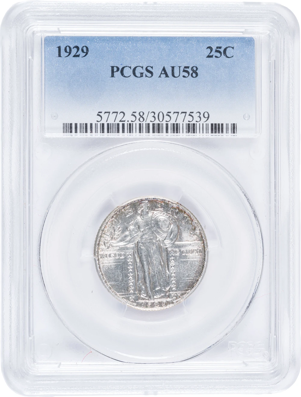 PCGS AU-58 1929 Standing Liberty