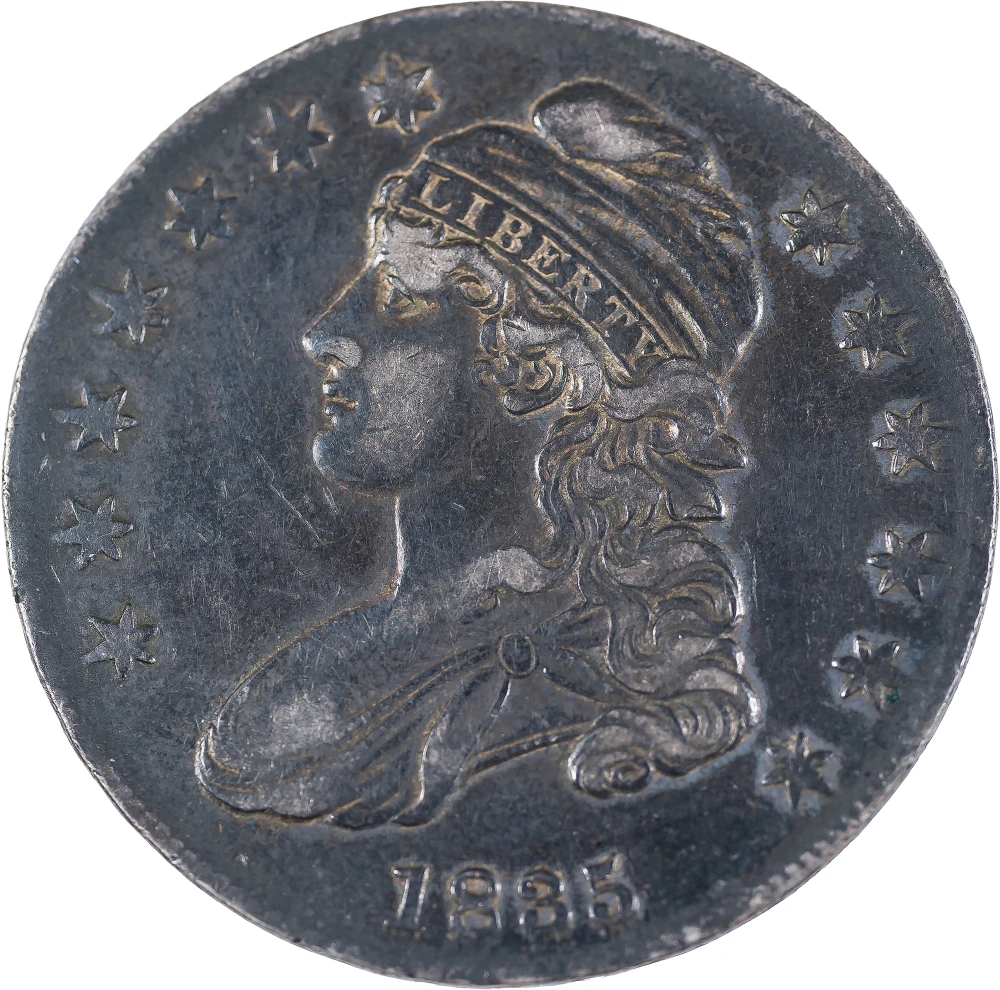 EF-40 1835 Bust Half Dollar