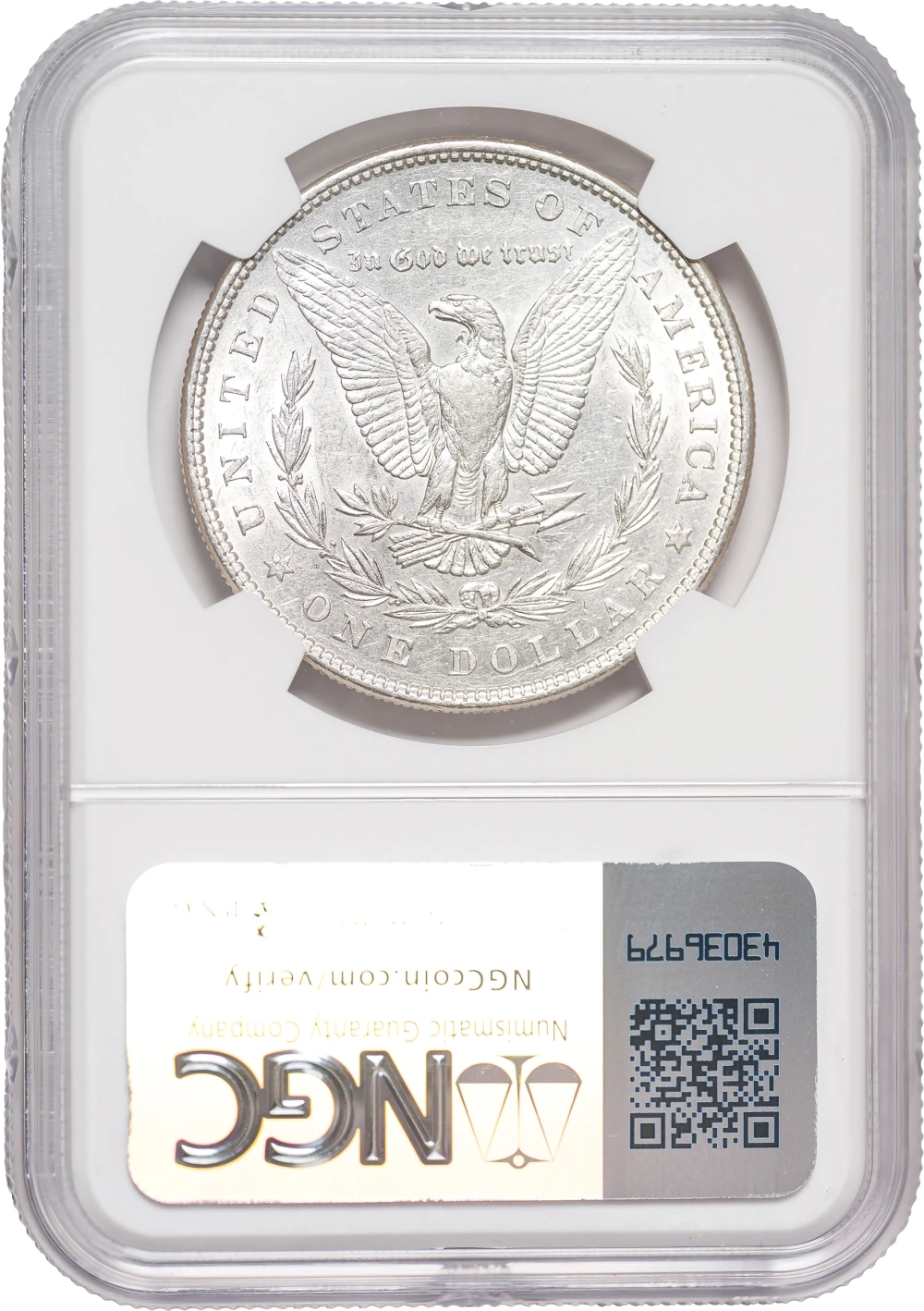 NGC AU-55 1878 7TF Morgan Dollar
