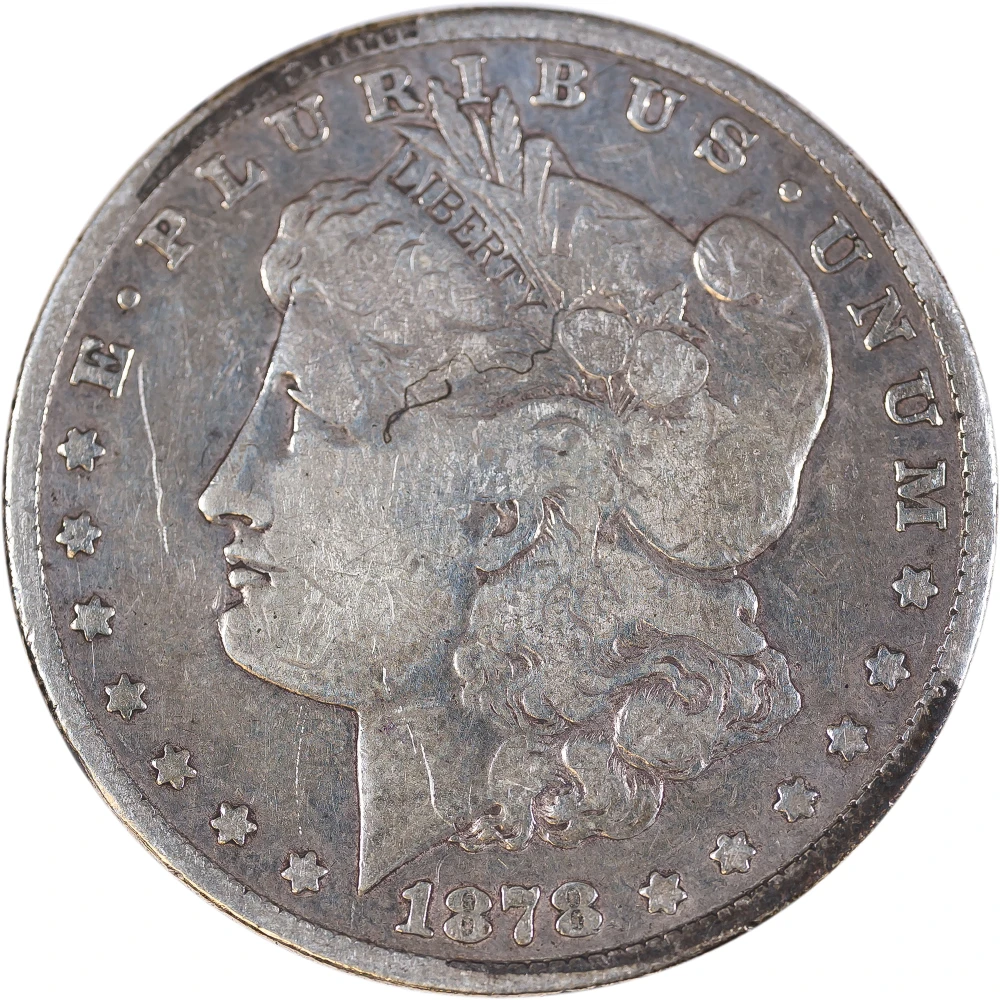 Fine-12 Details 1878-CC Morgan Dollar