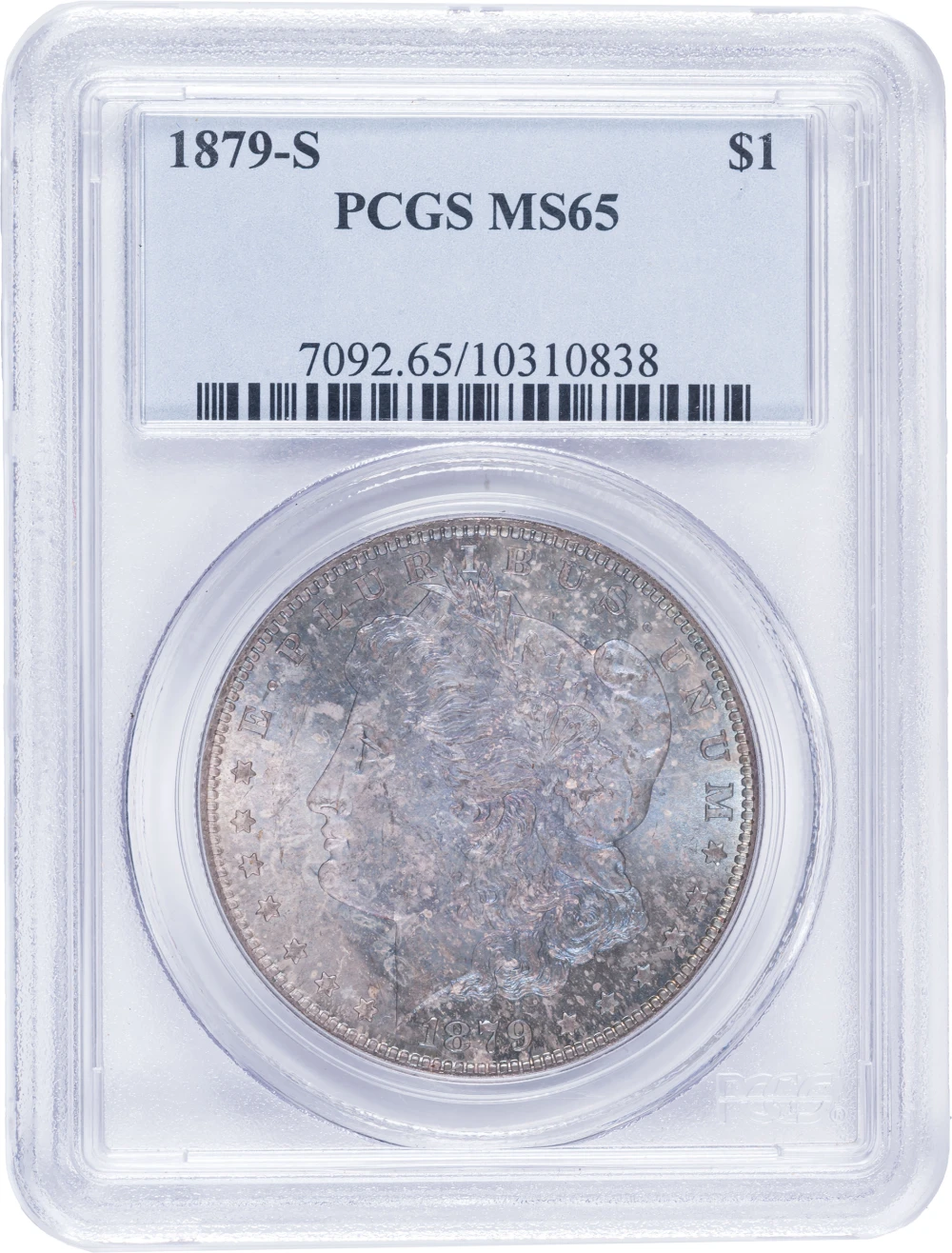 PCGS MS-65 1879-S Morgan Dollar