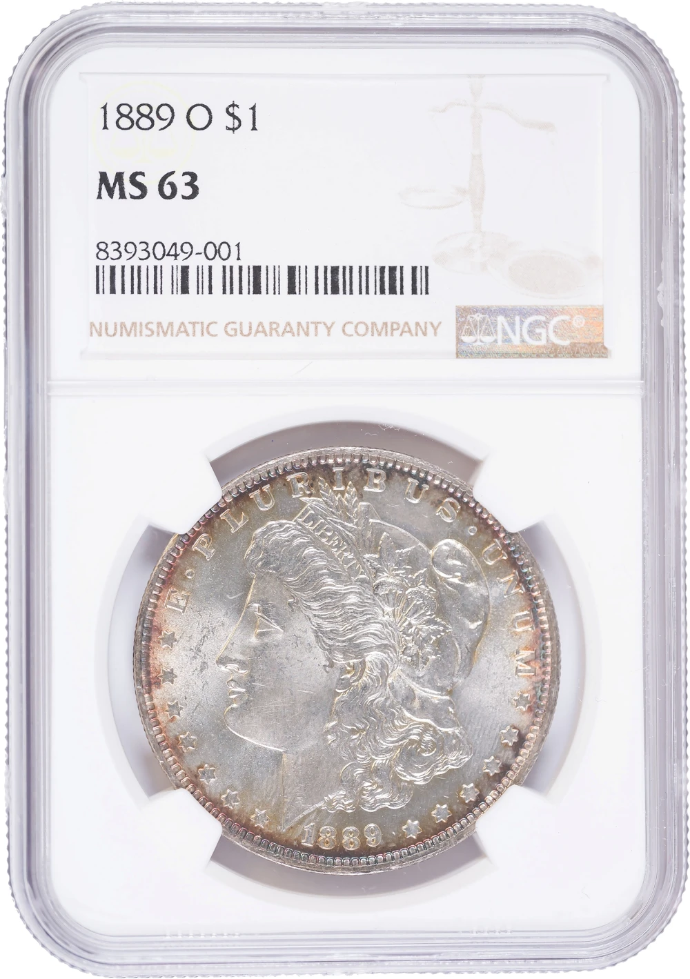 NGC MS-63 1889-O Morgan Dollar