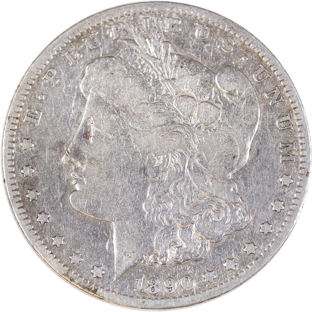 VF-20 Details 1890-CC Morgan Dollar