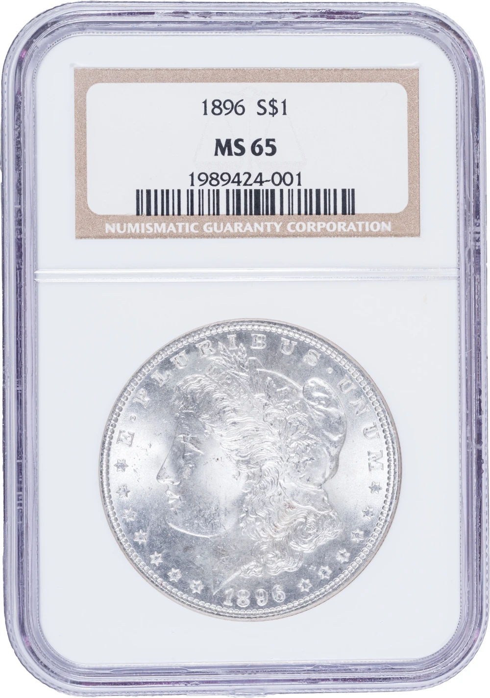 NGC MS-65 1896 Morgan Dollar