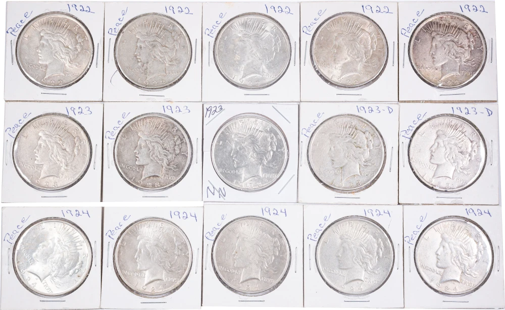 Selection of VF to BU Peace Dollars