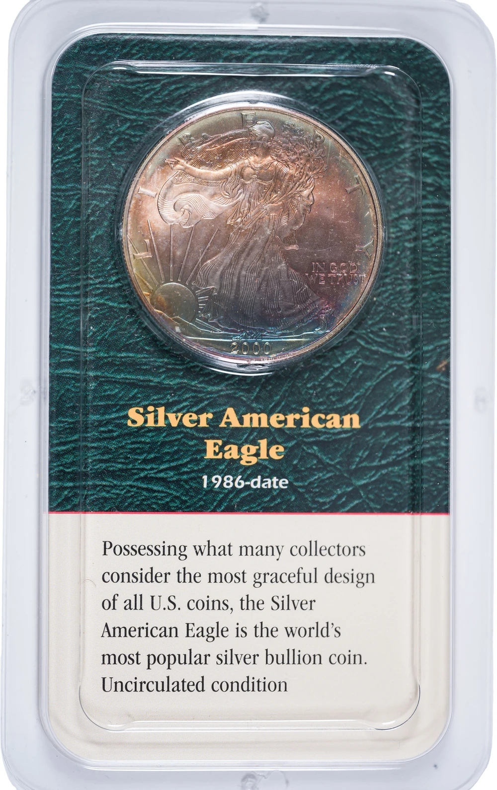 Colorful Gem 2000 Silver Eagle