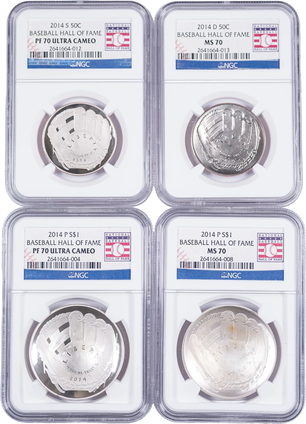 NGC-Certified 2014 Baseball Commemoratives