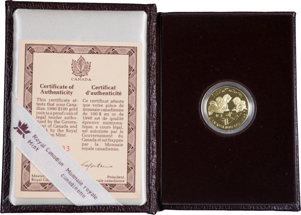 Canada 1990 Proof $100 Gold